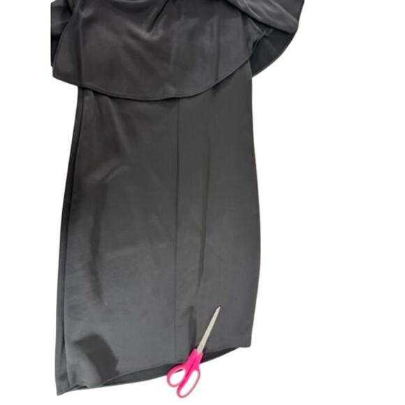 "LAUREN RALPH LAUREN" One Shoulder Cocktail Dress SZ 6 Sexy Club Wedding Elegant - Picture 12 of 15